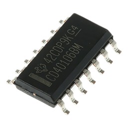 5 pcs - Texas Instruments CD40106BM Hex Schmitt Trigger Inverter, 14-Pin SOIC