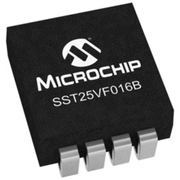 5 pcs - Microchip 16Mbit SPI Flash Memory 8-Pin SOIC, SST25VF016B-50-4I-S2AF