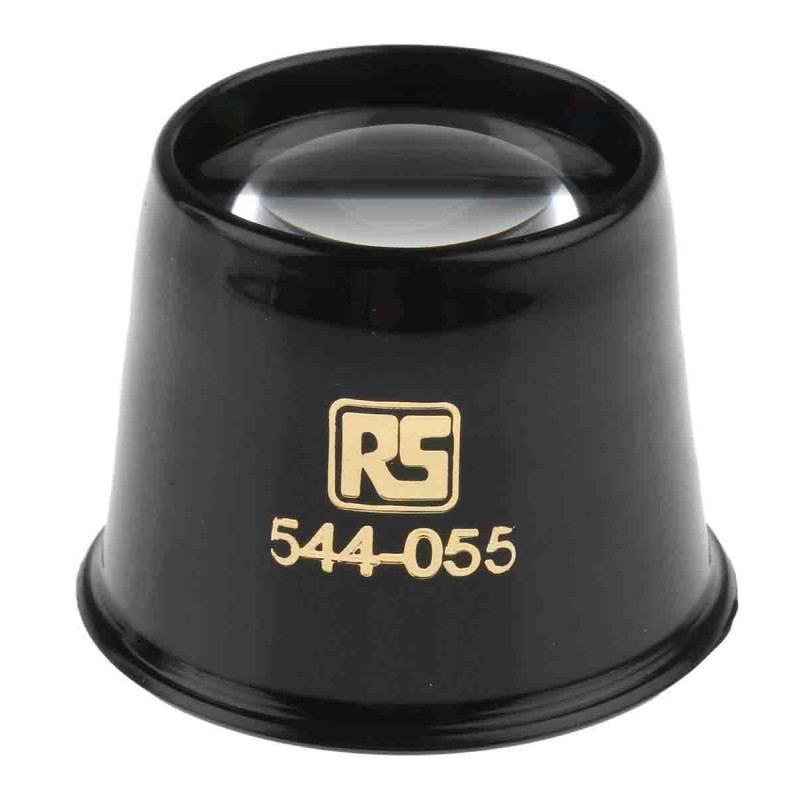 1 pcs - RS PRO Magnifier, 9X x Magnification, 29mm Diameter