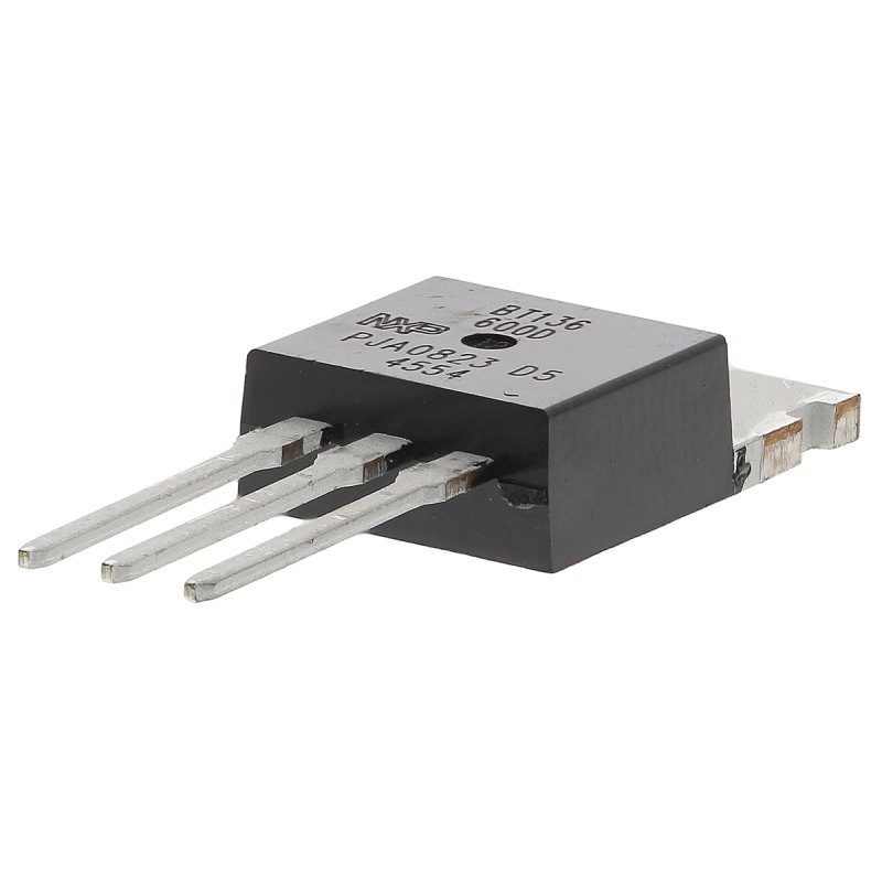 5 pcs - WeEn Semiconductors Co., Ltd Through Hole, 3-pin, TRIAC, 600V, Gate Trigger 1.5V 600V