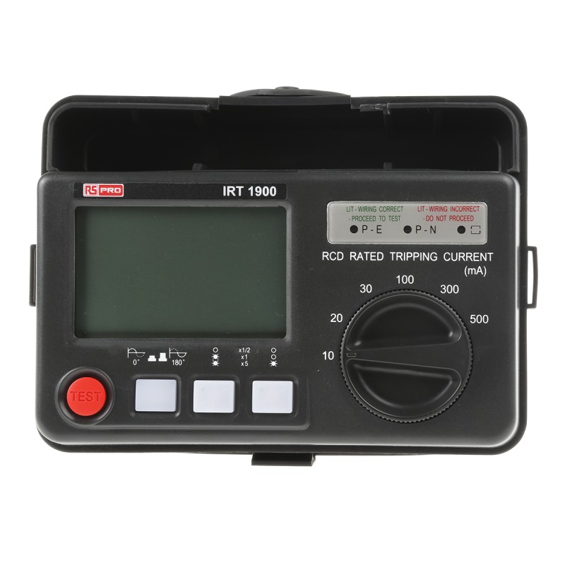 1 pcs - RS PRO Digital RCD Tester, RCD Test Type AC, RCD Test Current 10mA