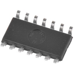 5 pcs - TS914AID STMicroelectronics, Low Power, Op Amp, RRIO, 800kHz, 2.7 - 16 V, 14-Pin SOIC