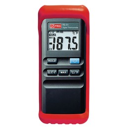 1 pcs - RS PRO Wired Digital Thermometer, K Probe, 1 Input(s), +1300 °C, +1999°F Max, ±0.3 % Accuracy - SYS Calibration