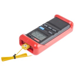 1 pcs - RS PRO Handheld Digital Thermometer, K Probe, 1 Input(s), +1300 °C, +1999°F Max, ±0.3 % Accuracy - UKAS Calibration