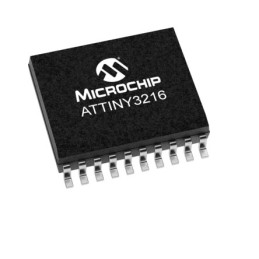 10 pcs - Microchip ATTINY3216-SN, 8bit AVR Microcontroller, ATtiny3216, 20MHz, 32 kB Flash, 20-Pin SOIC