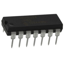 5 pcs - MCP6024-I/P Microchip, Precision, Op Amp, RRIO, 10MHz, 3 V, 5 V, 14-Pin PDIP