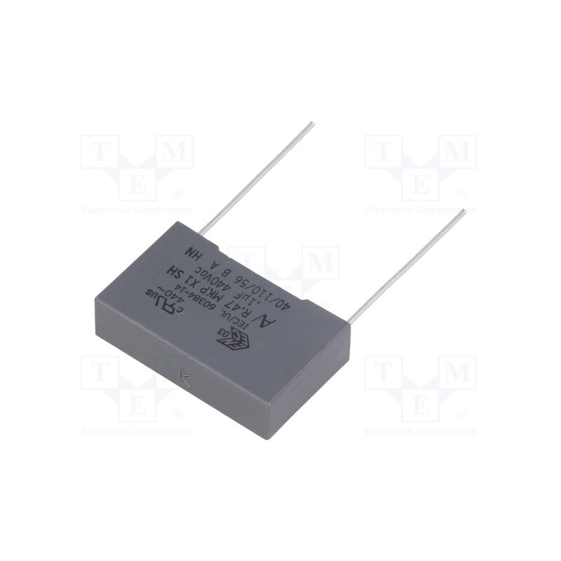 5 pcs x KEMET - R474N310050A1K - Capacitor: polypropylene, 100nF, 26.5x7x16mm, THT, ±10%, 22.5mm