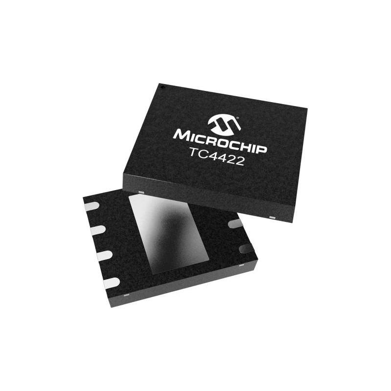 5 pcs - Microchip TC4422EPA Low Side MOSFET Power Driver, 9A 8-Pin, PDIP