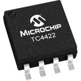5 pcs - Microchip TC4422EPA Low Side MOSFET Power Driver, 9A 8-Pin, PDIP