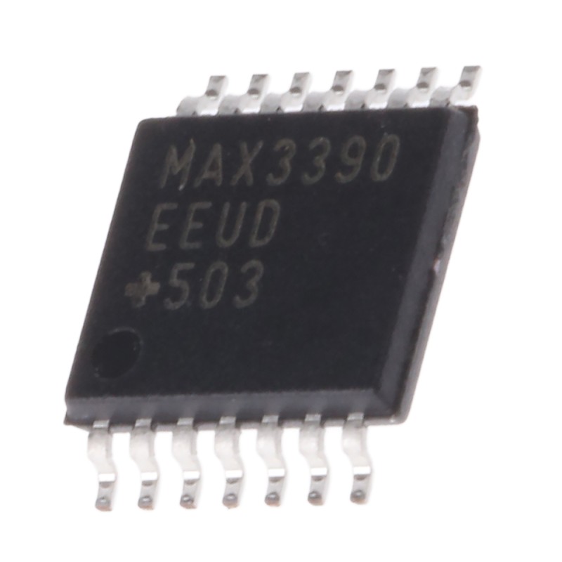 5 pcs - Maxim Integrated MAX3390EEUD+, Voltage Level Shifter Voltage Level Translator 4 BiCMOS, 14-Pin TSSOP