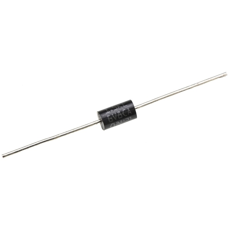 5 pcs - STMicroelectronics 1.5KE6V8CA, Bi-Directional TVS Diode, 1500W, 2-Pin DO-201