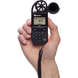 1 pcs - Kestrel 0850LBLK Impeller Anemometer, 40m/s Max, Measures Air Flow, Altitude, Density, Density Altitude, Dew Point,