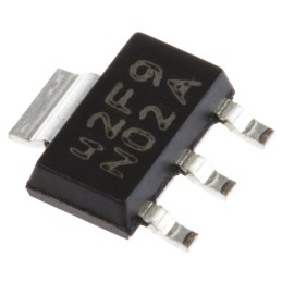 5 pcs - Texas Instruments LM337IMP/NOPB, 1 Linear Voltage, Voltage Regulator 1.5A, -1.2 - -37 V 3+Tab-Pin, SOT-223