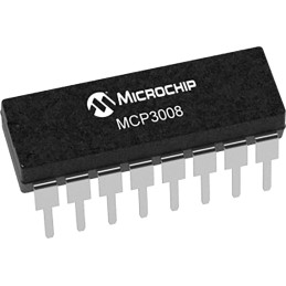 5 pcs - Microchip, Octal 10 bit- ADC 200ksps, 16-Pin SOIC