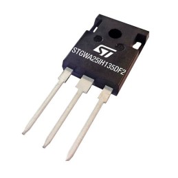 5 pcs - STMicroelectronics STGWA25IH135DF2, Bi-Directional-Channel Single Collector, Single Emitter, Single Gate IGBT, 25 A