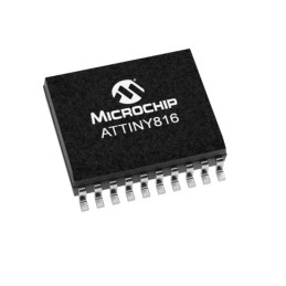 10 pcs - Microchip ATTINY816-SN, 8bit AVR Microcontroller, ATtiny816, 20MHz, 8 kB Flash, 20-Pin SOIC