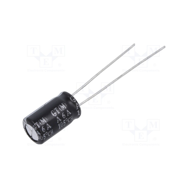 10 pcs x SAMXON - EGT227M1EE11RRS0P-R - Capacitor: electrolytic, low ESR, THT, 220uF, 25VDC, Ø6.3x11mm