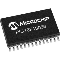 10 pcs - Microchip PIC16F18056-I/SO, 8bit PIC16 Microcontroller, PIC16, 64MHz, 28 KB Flash, 28-Pin SOIC