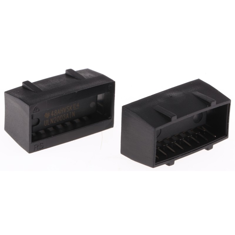 5 pcs - Texas Instruments ULN2003AIN, 7-element NPN Darlington Transistor, 500 mA 50 V, 16-Pin PDIP