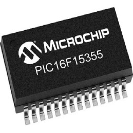 10 pcs - Microchip PIC16F15355-I/SS 8 bit MCU Microcontroller MCU, PIC16, 28-Pin SSOP