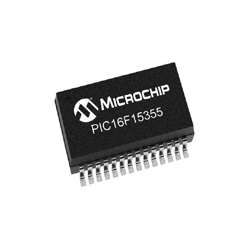 10 pcs - Microchip PIC16F15355-I/SS 8 bit MCU Microcontroller MCU, PIC16, 28-Pin SSOP