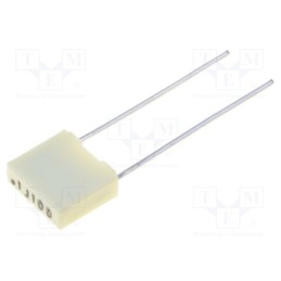 10 pcs x KEMET - R82EC3100DQ70J - Capacitor: polyester, 100nF, 63VAC, 100VDC, 5mm, ±5%, 7.2x2.5x6.5mm