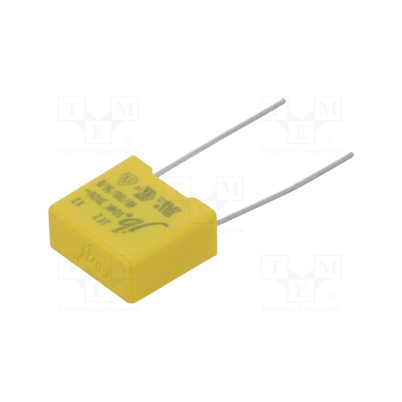 10 pcs x Jb Capacitors - JFZ-100N/310-P10 - Capacitor: polypropylene, 100nF, 13x12x6mm, THT, ±10%, 10mm, 310VAC