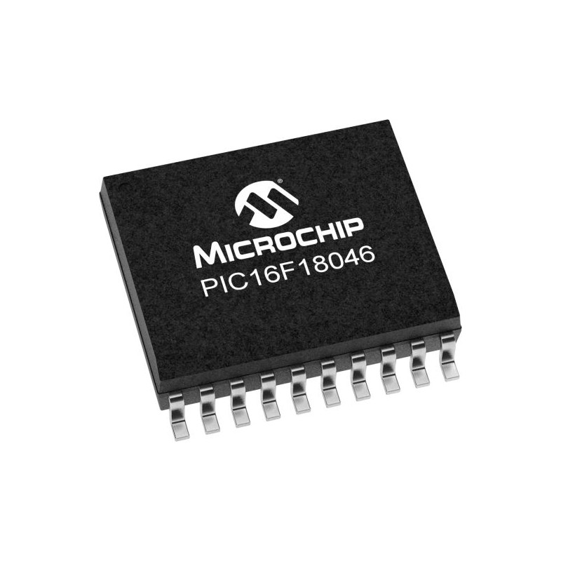 10 pcs - Microchip PIC16F18046-I/SO, 8bit PIC16 Microcontroller, PIC16, 64MHz, 28 KB Flash, 20-Pin SOIC