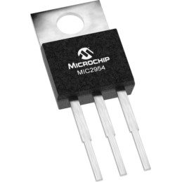 5 pcs - Microchip MIC2954-03WS, 1 Low Dropout Voltage, Voltage Regulator 250mA, 1.24 - 29 V 3 + Tab-Pin, SOT-223