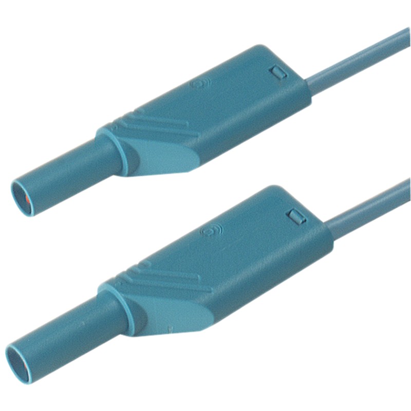 1 pcs - Hirschmann Test & Measurement, 16A, 1000V ac/dc, Blue, 500mm Lead Length