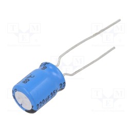 10 pcs x VISHAY - MAL203830221E3 - Capacitor: electrolytic, THT, 220uF, 35VDC, Ø8x11.5mm, Pitch: 5mm