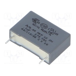 10 pcs x KEMET - R46KI3100JB01K - Capacitor: polypropylene, 100nF, 18x5x11mm, THT, ±10%, 15mm, 560VDC