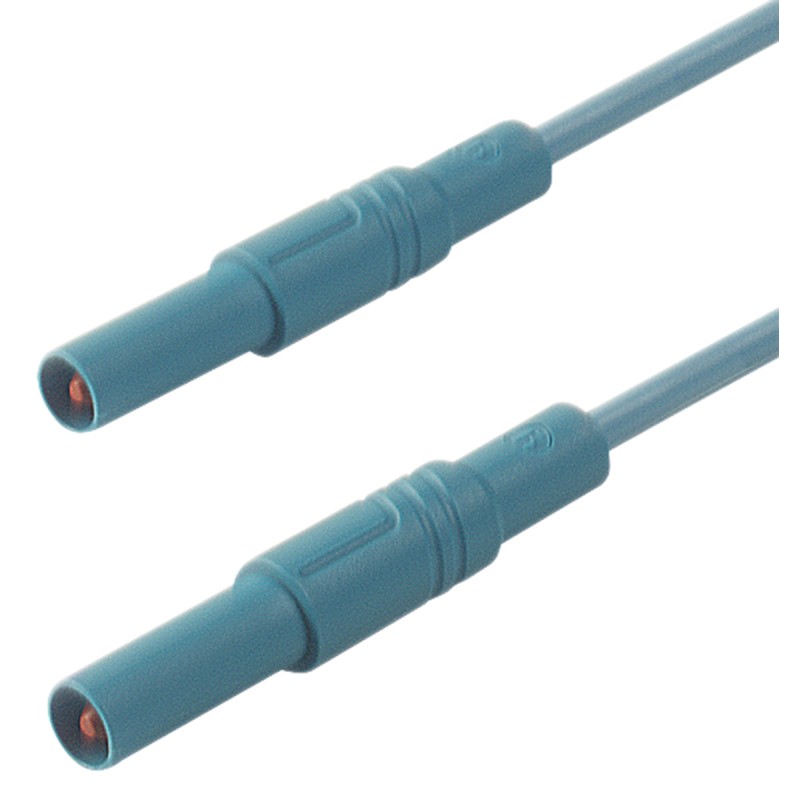 1 pcs - Hirschmann Test & Measurement, 16A, 1000V ac/dc, Blue, 2m Lead Length