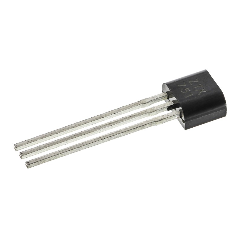 5 pcs - Diodes Inc ZTX751 PNP Transistor, -2 A, -60 V, 3-Pin TO-92
