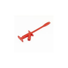 1 pcs - Mueller Electric Crocodile Clip, 10A, Red