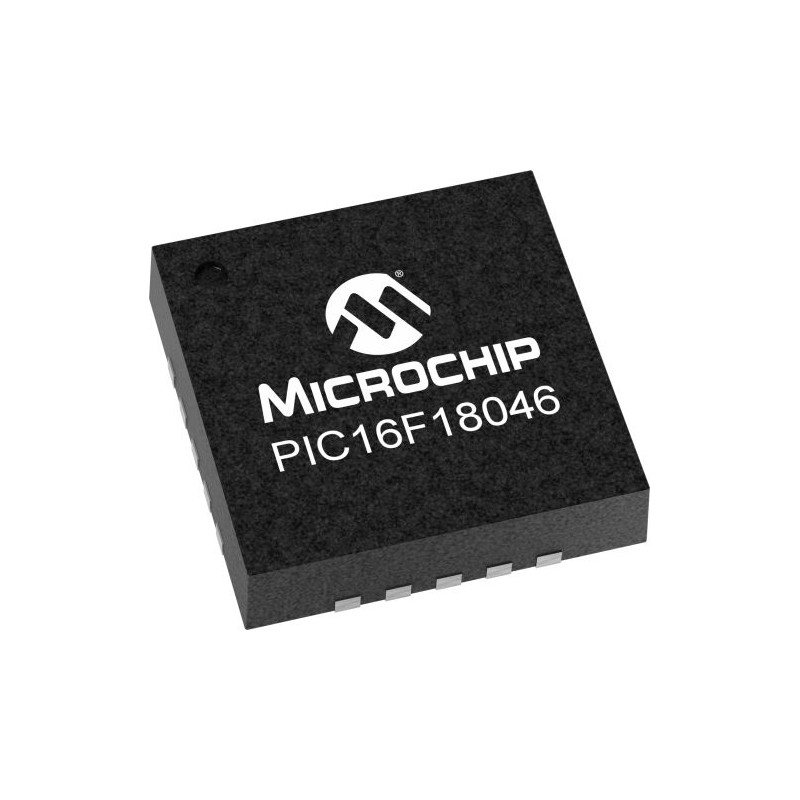 10 pcs - Microchip PIC16F18046-I/ML, 8bit PIC16 Microcontroller, PIC16, 64MHz, 28 KB Flash, 20-Pin QFN