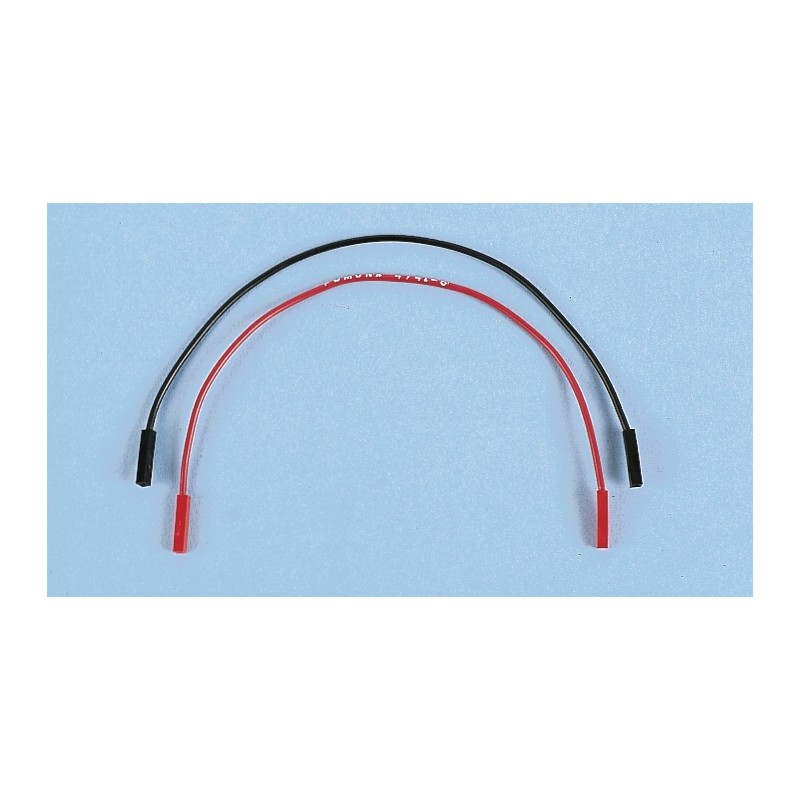 1 pcs - Fluke 0.64 mm Connector Test Lead, 3A, 45 V ac, 60V dc, Black, 150mm Lead Length