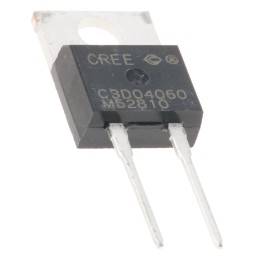 10 pcs - Wolfspeed 600V 4A, SiC Schottky Diode, 2-Pin TO-220 C3D04060A