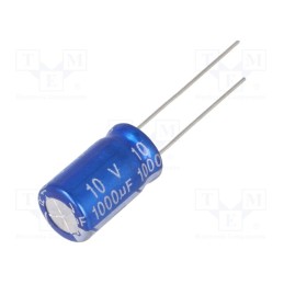 10 pcs x Jb Capacitors - JRG1A102M05001000160000B - Capacitor: electrolytic, THT, 1000uF, 10VDC, Ø10x16mm, Pitch: 5mm