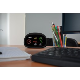 1 pcs - Orium Quaelis 50 Data Logging Air Quality Monitor for Benzene, CO2, Formaldehyde, Humidity, PM 2.5, Temperature, TVOC,