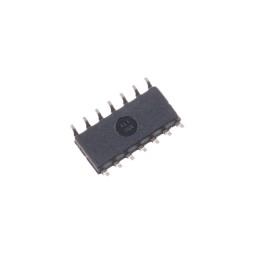 5 pcs - Texas Instruments SN7407D Hex-Channel Buffer & Line Driver, Open Collector, 14-Pin SOIC
