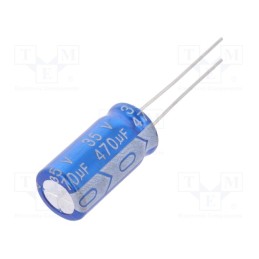 10 pcs x Jb Capacitors - JRG1V471M05001000200000B - Capacitor: electrolytic, THT, 470uF, 35VDC, Ø10x20mm, Pitch: 5mm