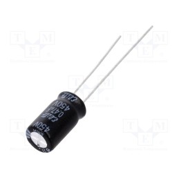 10 pcs x Elite - PF2WR47MNN6311U - Capacitor: electrolytic, THT, 0.47uF, 450VDC, Ø6.3x11mm, ±20%
