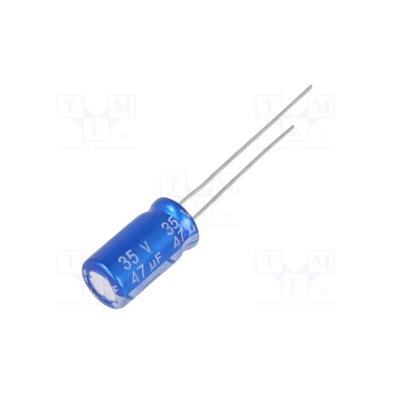 20 pcs x Jb Capacitors - JRG1V470M02500630115000B - Capacitor: electrolytic, THT, 47uF, 35VDC, Ø6.3x11.5mm, ±20%