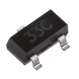 5 pcs - Diodes Inc Fixed Shunt Voltage Reference 3.3V ±1.0 % 3-Pin SOT-23, ZRC330F01TA
