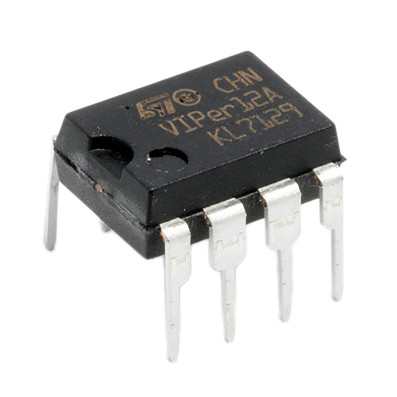 5 pcs - STMicroelectronics VIPER12ADIP-E, PWM Controller 8-Pin, PDIP