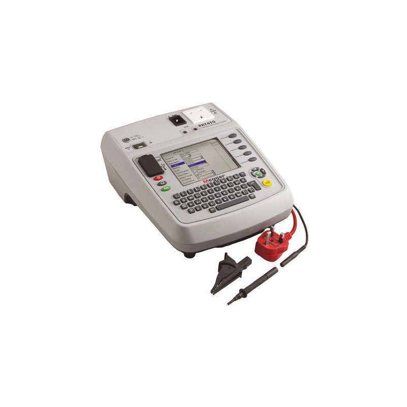 1 pcs - Megger PAT410 PAT Tester, Class I, Class II Test Type With UKAS Calibration