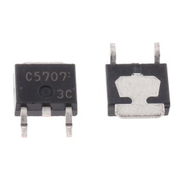5 pcs - onsemi 2SC5707-TL-E NPN Transistor, 8 A, 50 V, 4-Pin TP-FA