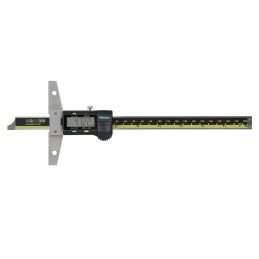 1 pcs - Mitutoyo 571-212-30 200mm Imperial & Metric Depth Gauge, Stainless Steel, With UKAS Calibration