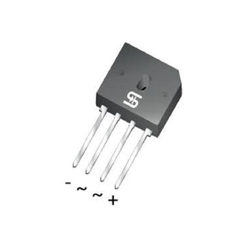 5 pcs - Taiwan Semiconductor Bridge Rectifier, 15A, 800V